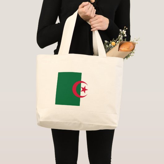 Beutel mit Flagge Algeriens Jumbo Stoffbeutel (Vorderseite (Produkt))