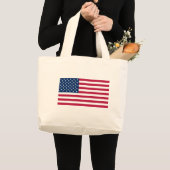 Beutel mit Flagge der USA Jumbo Stoffbeutel (Vorderseite (Produkt))