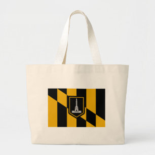 Beutel mit Flagge des Baltimore, USA Jumbo Stoffbeutel