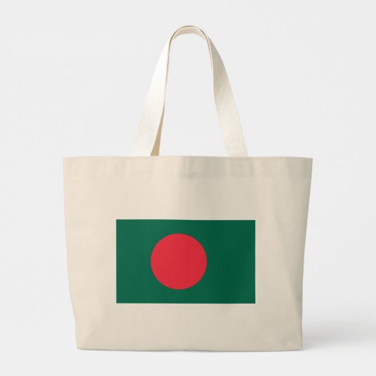 Beutel mit Flagge in Bangladesch Jumbo Stoffbeutel (Rückseite)