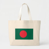 Beutel mit Flagge in Bangladesch Jumbo Stoffbeutel (Vorne)