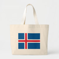 Beutel mit Flagge Islands