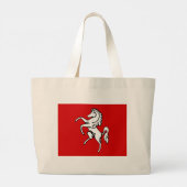 Beutel mit Flagge von Kent, England Jumbo Stoffbeutel (Rückseite)