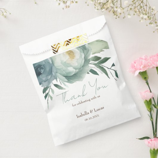 Beutel mit grüner Gastgeschenk Hochzeit Geschenktütchen (Versiegelt)