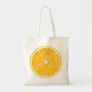 Beutel mit orangefarbener Scheibe Tragetasche