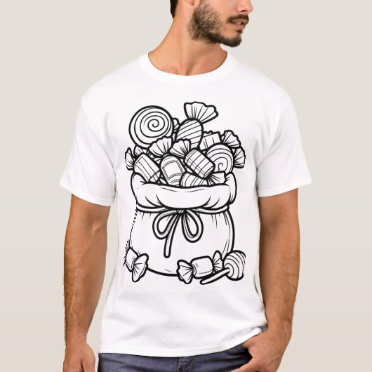Beutel mit Pralinen T-Shirt (Vorderseite)
