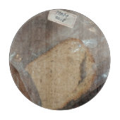 Beutel mit Scheibe Brot Schneidebrett (Vorderseite)