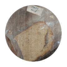 Beutel mit Scheibe Brot