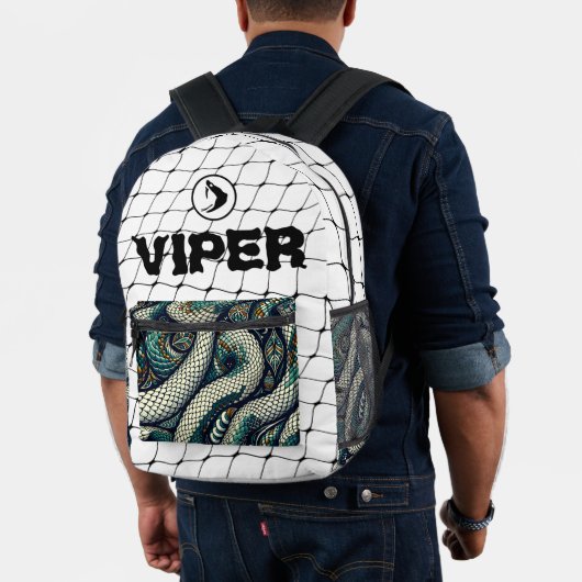 Beutel mit Schlangenmuster Bedruckter Rucksack (Insitu (Modell))