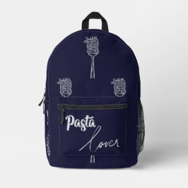 Beutel "Pasta Lover" - Zubehör foodie & inspirrat Bedruckter Rucksack