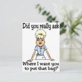 Beutel Postkarte (Stehend Vorderseite)