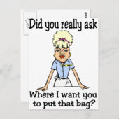 Beutel Postkarte (Vorne/Hinten)