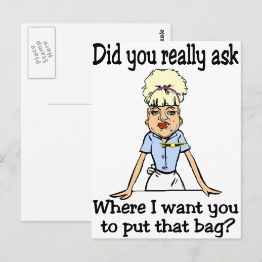 Beutel Postkarte (Vorne/Hinten)