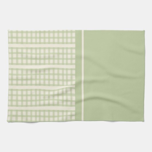 Beutel und Creme Geschirrtuch (Horizontal)