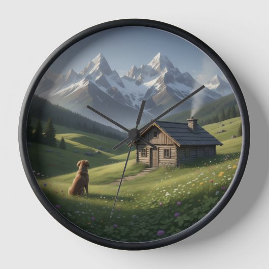 beutiful clock for people who loves nature uhr (Vorderseite)
