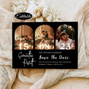 Beutiful Minimal Save The Date Arch Einladung
