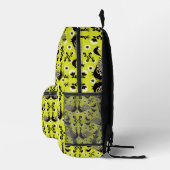 Beutiful Peacock Art Bedruckter Rucksack (Rechts)