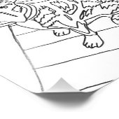 Bev the Pup Print Fotodruck (Ecke)