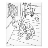 Bev the Pup Print Fotodruck (Vorne)