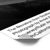 Bevatron von der Südostplattform, 1966 Poster (Ecke)