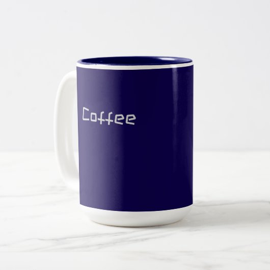 Beverage Zweifarbige Tasse (Vorderseite Links)