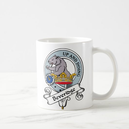 Beveridge Clan-Abzeichen Kaffeetasse (Rechts)
