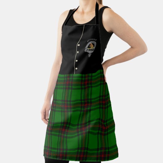 Beveridge Clan Abzeichen & Tartan Kilt Schürze (InSitu)