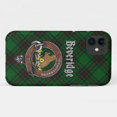 Beveridge Clan Abzeichen & Tartan Phone Case (Rückseite (Horizontal))