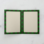 Beveridge Scottie Dog & Tartan Personalisiert Karte (Innenseite)