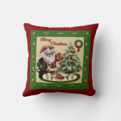 Beveridge Scottie & Santa Christmas Kissen (Rückseite)