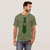 Beveridge Scottish Badge & Tartan Necktie T-Shirt (Vorne ganz)