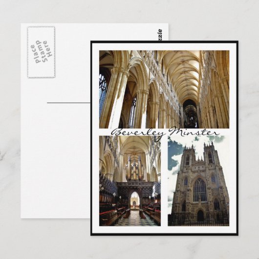Beverley Minster [Postcard] v.3 Postkarte (Vorne/Hinten)