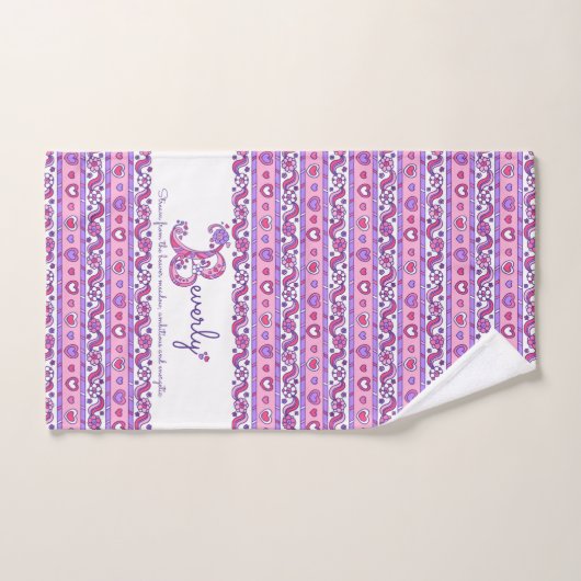 Beverley Name bedeutet Herzbrief B Handtücher (Handtuch)