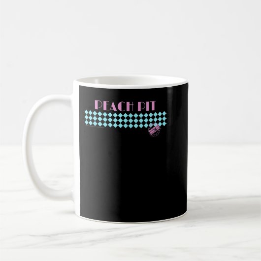 Beverly Hills 90210 Peach Pit Muster Kaffeetasse (Links)