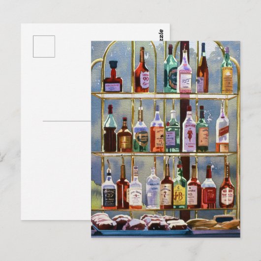 Beverly Hills Bottlescape Postkarte (Vorne/Hinten)