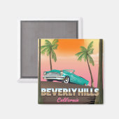 Beverly Hills California Magnet (Vorderseite/Rückseite)