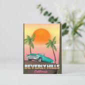 Beverly Hills California Postkarte (Stehend Vorderseite)