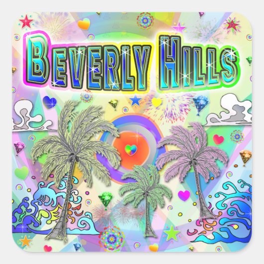 Beverly Hills Deep Dream Sticker (Vorderseite)