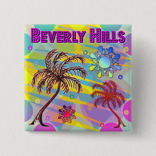 Beverly Hills Happy and Hope Button