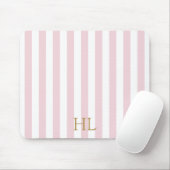 Beverly Hills Hotel Pink Stripe Mousepad (Mit Mouse)