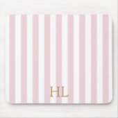 Beverly Hills Hotel Pink Stripe Mousepad (Vorne)