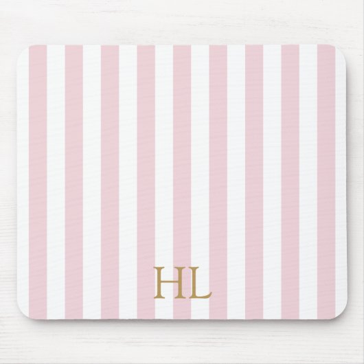 Beverly Hills Hotel Pink Stripe Mousepad (Vorne)