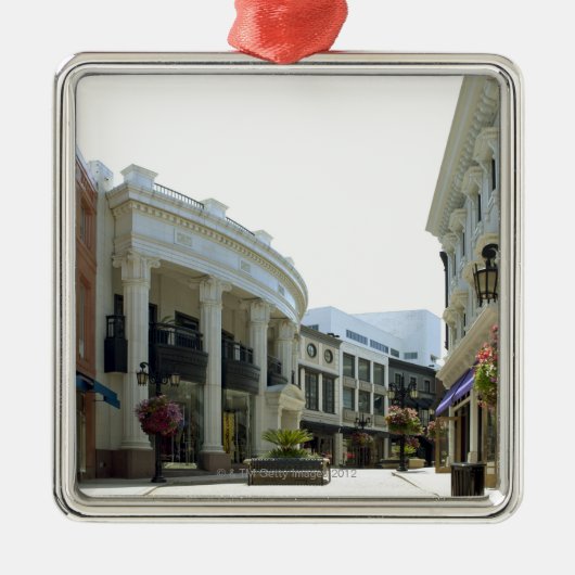 Beverly Hills, Kalifornien Silbernes Ornament (Vorne)