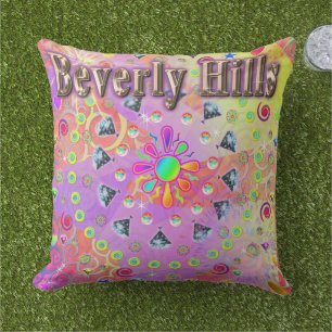 Beverly Hills Lucky Golden Pillow Kissen