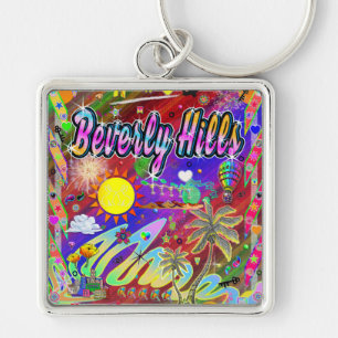 Beverly Hills Nu Era Schlüsselanhänger