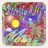 Beverly Hills Nu Era Sticker (Vorderseite)