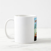 Beverly Hills - Retro-Reiseplakat Kaffeetasse (Links)