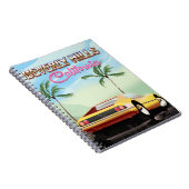 Beverly Hills - Retro-Reiseplakat Notizblock (Rechte Seite)