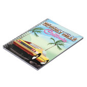 Beverly Hills - Retro-Reiseplakat Notizblock (Linke Seite)