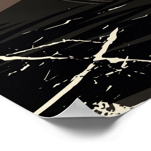 Beverly Hills - Retro-Reiseplakat Poster (Ecke)